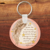 Angel Serenity Prayer sleutelhanger (Voorkant)