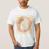 Angel Serenity Prayer  T-shirt (Voorkant)
