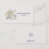 Angel Shepherd met Lambs Pastoral Visitekaartje (Voorkant / Achterkant)