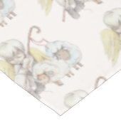 Angel Shepherd met Lammetjes Pastoraal Patroon Tafelkleed (Gekanteld)