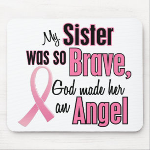 Angel SISTER Breast Cancer T-Shirts en Apparel Muismat
