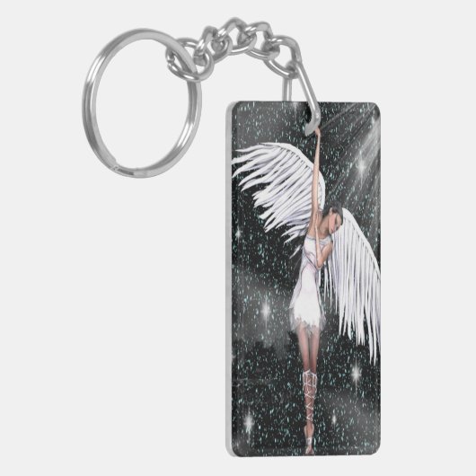 Angel Sleutelhanger Full Body Dark Sky (Voorkant Links)