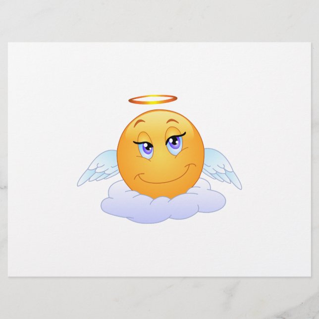 Angel smiley (Voorkant)