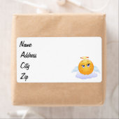 Angel smiley etiket (Insitu)