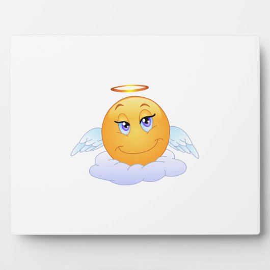 Angel smiley fotoplaat (Voorkant)