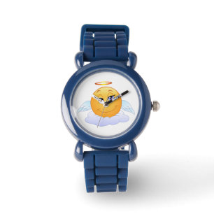 Angel smiley horloge