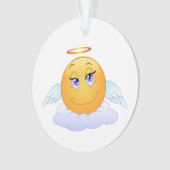 Angel smiley ornament (voorkant)