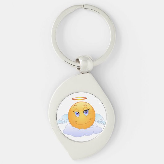 Angel smiley sleutelhanger (Voorkant)