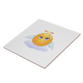 Angel smiley tegeltje (Zijkant)