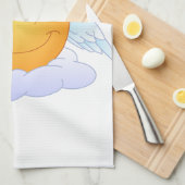 Angel smiley theedoek (Quarter Fold)