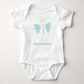 Angel Snowman, 1 kerst Romper (Voorkant)