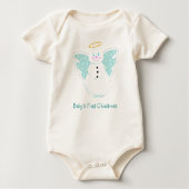 Angel Snowman, 1 kerst Romper (Voorkant)