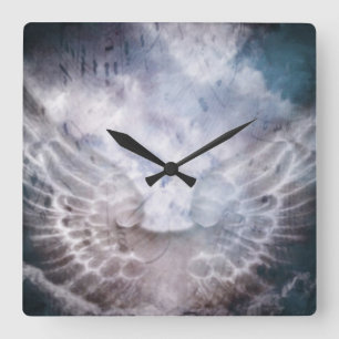 Angel Song Vierkante Klok