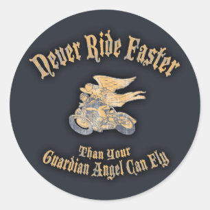 Angel Speed Ronde Sticker