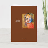 Angel speelt een flageolet van Edward Burne-Jones Feestdagen Kaart (Achterkant)