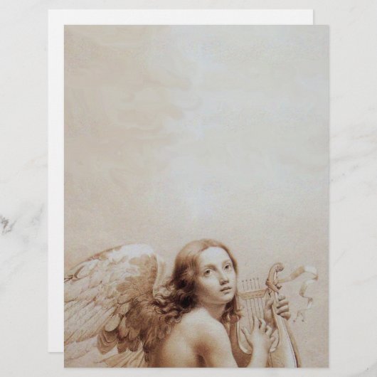 ANGEL SPEELT LYRA OVER DE CLOUDS (Voorkant / Achterkant)