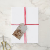 ANGEL SPEELT LYRA OVER DE CLOUDS Brown Cadeaulabel (Met Touw)