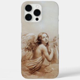 ANGEL SPEELT LYRA OVER DE CLOUDS brown iPhone 16 Pro Max Hoesje