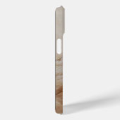 ANGEL SPEELT LYRA OVER DE CLOUDS brown monogram Case-Mate iPhone Case (Achterkant / Rechts)