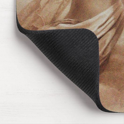 ANGEL SPEELT LYRA OVER DE CLOUDS brown Muismat (Hoek)