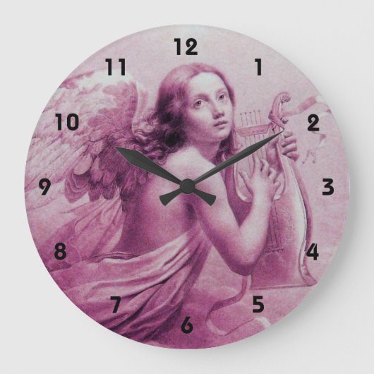 ANGEL SPEELT LYRA OVER DE CLOUDS GROTE KLOK (Voorkant)