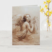 ANGEL SPEELT LYRA OVER DE CLOUDS KAART (Gele Bloem)