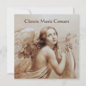 ANGEL SPEELT LYRA OVER DE CLOUDS,Monogram Gold Kaart (Voorkant)