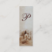 ANGEL SPEELT LYRA OVER DE CLOUDS Monogram Pearl Mini Visitekaartje (Achterkant)