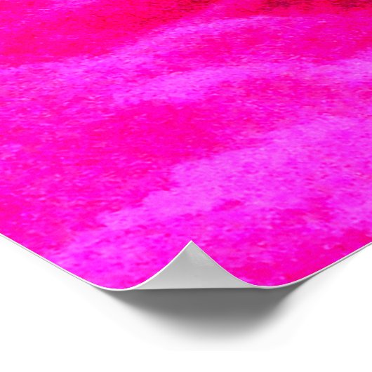 ANGEL SPEELT LYRA OVER DE CLOUDS Pink Blue Poster (Hoek)