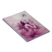 ANGEL SPEELT LYRA OVER DE CLOUDS Pink Notitieboek (Rechterzijde)