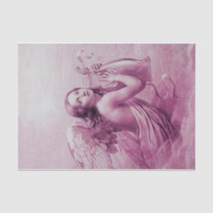 ANGEL SPEELT LYRA OVER DE CLOUDS Pink Paars Tissuepapier