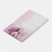 ANGEL SPEELT LYRA OVER DE CLOUDS Pink Post-it® Notes (Schuin)