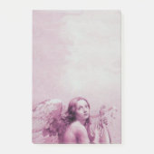 ANGEL SPEELT LYRA OVER DE CLOUDS Pink Post-it® Notes (Voorkant)