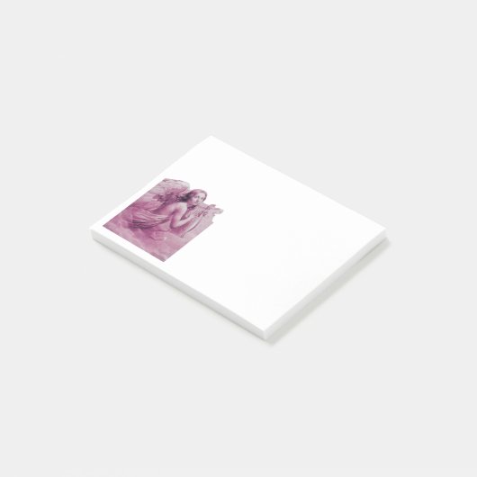 ANGEL SPEELT LYRA OVER DE CLOUDS POST-IT® NOTES (Schuin)
