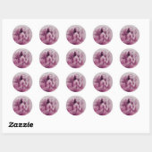 ANGEL SPEELT LYRA OVER DE CLOUDS RONDE STICKER (Vel)