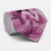 ANGEL SPEELT LYRA OVER DE CLOUDS roze paars Stropdas (Opgerold)