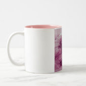 ANGEL SPEELT LYRA OVER DE CLOUDS roze Tweekleurige Koffiemok (Links)