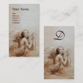 ANGEL SPEELT LYRA OVER HET CLOUDS-Monogram Visitekaartje (Voorkant / Achterkant)