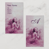 ANGEL SPEELT LYRA OVER HET CLOUDS-Monogram Visitekaartje (Voorkant / Achterkant)
