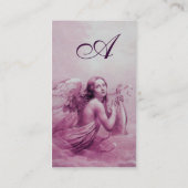 ANGEL SPEELT LYRA OVER HET CLOUDS-Monogram Visitekaartje (Achterkant)