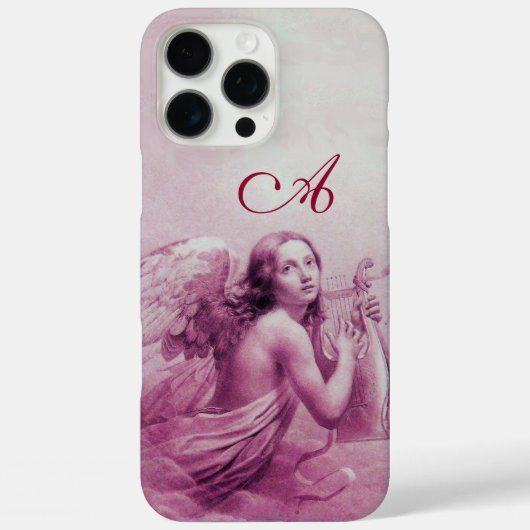 ANGEL SPEELT LYRA OVER HET CLOUDS roze monogram Case-Mate iPhone Case (Achterkant)