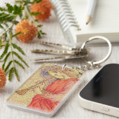 Angel Spelen Een Flageolet Sleutelhanger (Voorkant Rechts)