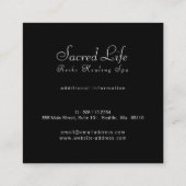 Angel Spirit Fractal Vierkante Visitekaartje (Achterkant)