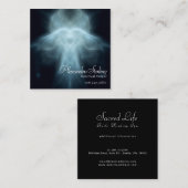 Angel Spirit Fractal Vierkante Visitekaartje (Voorkant / Achterkant)