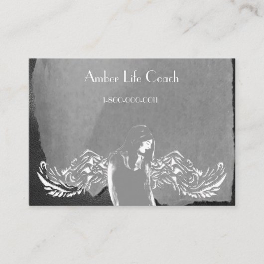 Angel Spiritueel Lightwerker Visitekaartje (Voorkant)