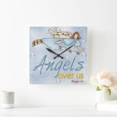 Angel Square Wall klok (Huis)