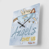 Angel Square Wall klok (Hoek)
