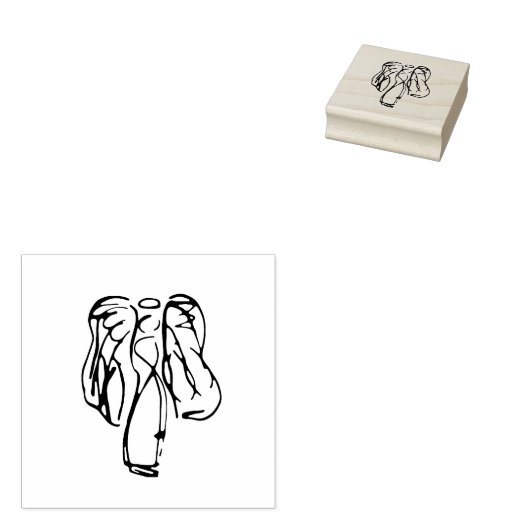 Angel Stamp Rubberstempel (Gestempeld)