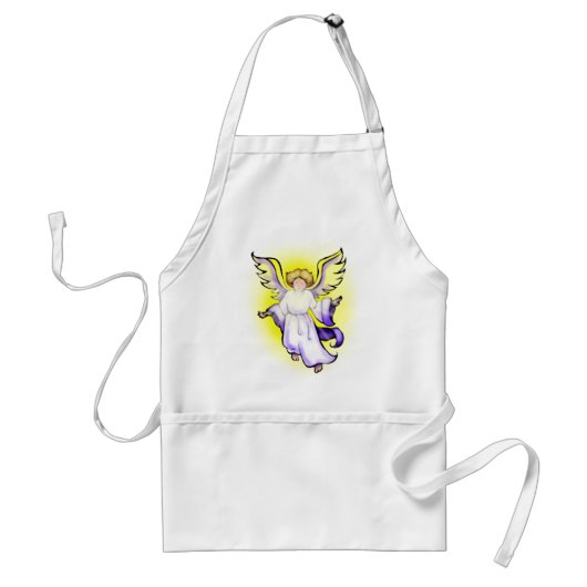 Angel Standaard Schort (Voorkant)