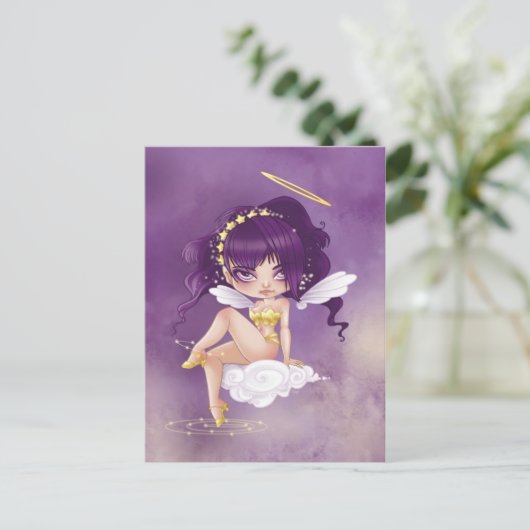 Angel Star Briefkaart (Staand voorkant)